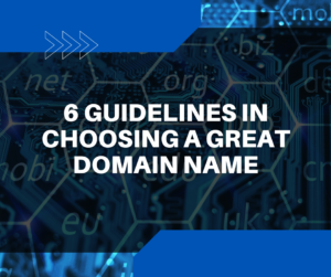 Choosing a great domain name