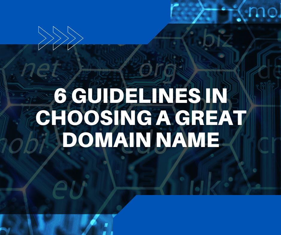 Choosing a great domain name