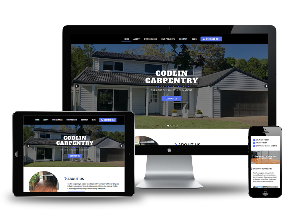 Codlin Carpentry - Websites for Tradies