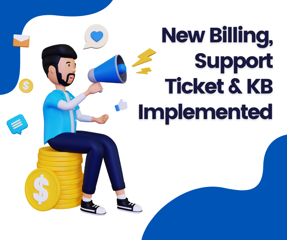 New Billing Support Ticket - KB Implemented