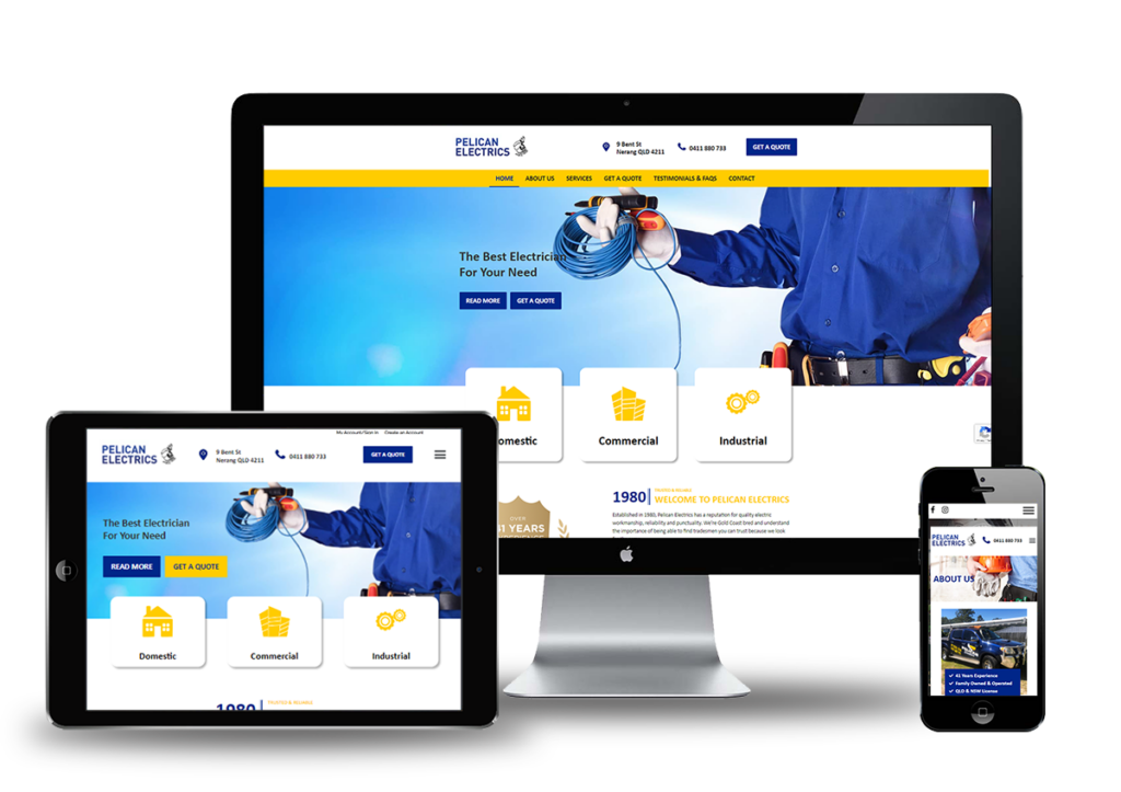 Pelican Electrics - Websites for Tradies